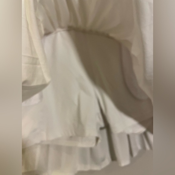 Adidas White Pleated Golf Tennis AthleticSkirt Skort - Picture 3 of 6